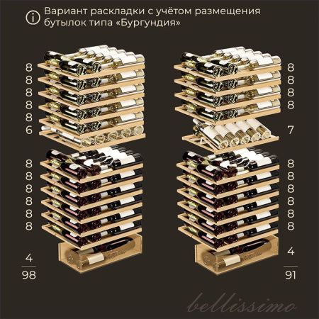 Шкаф винный Meyvel MV95-KBT2 Slim