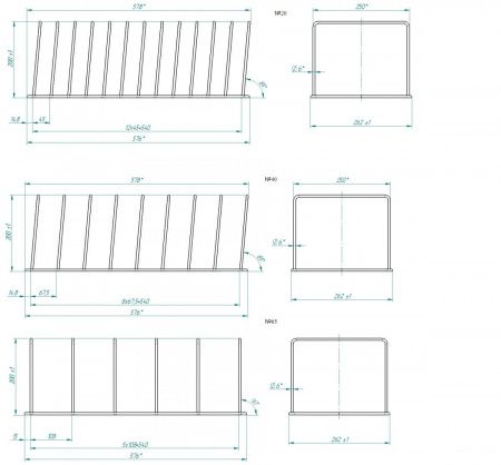 Съёмный держатель Abat №65 - 2 шт