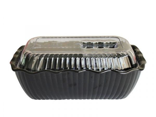 Салатник Jiwins P-042 263х172х82мм черный