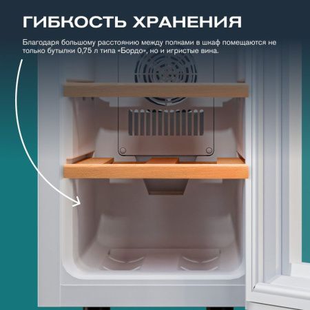 Винный шкаф термоэлектрический Meyvel MV08-TWF1-Next