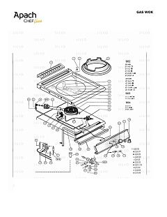Деталировка Apach Chef Line SLRWG67PCS