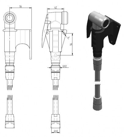 Душ-лейка Monolith R0802010101