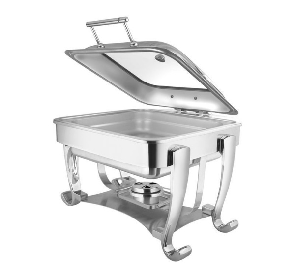 Чафинг-диш cо стекл крышкой Maco Opulent OP/0/2/6.5/CP 6,5л