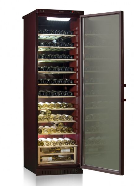 Шкаф винный ПОЗИС ШВ-120 с дер. полками