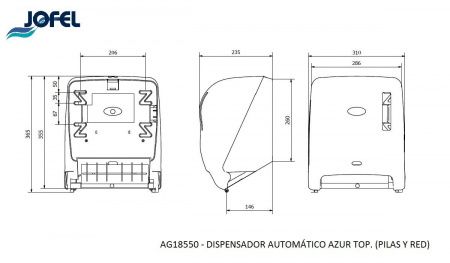 Диспенсер для рулонных полотенец JOFEL AG18550