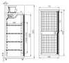 Шкаф холодильный Полюс R1400К Сarboma INOX