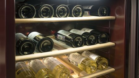 Шкаф винный ПОЗИС ШВ-120 с дер. полками