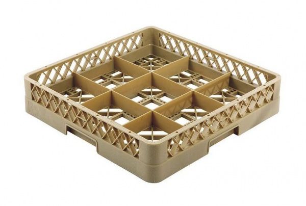 Кассета-стойка Jiwins JW-9 500х500х100мм 9 ячеек голубая