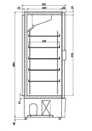 Шкаф холодильный Ариада R750MS