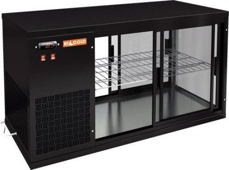 Витрина холодильная Hicold VRL T 1100 L Black