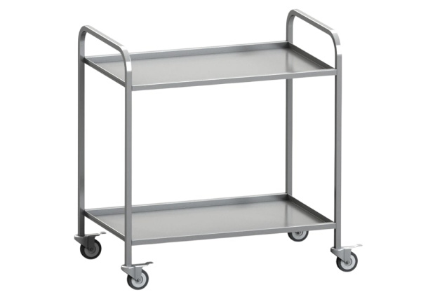 Тележка сервировочная MGsteel 57943 800x600x870мм нерж.