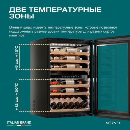 Винный шкаф Meyvel MV47PRO-KBB2
