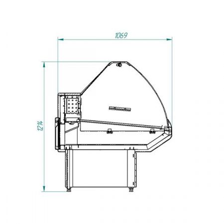 Витрина холодильная Cryspi Octava XL SN 1500