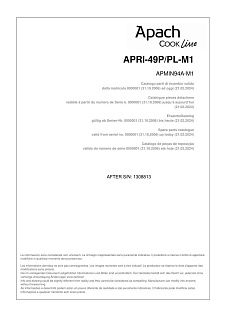 Деталировка Apach Cook Line APRI-49P/PL
