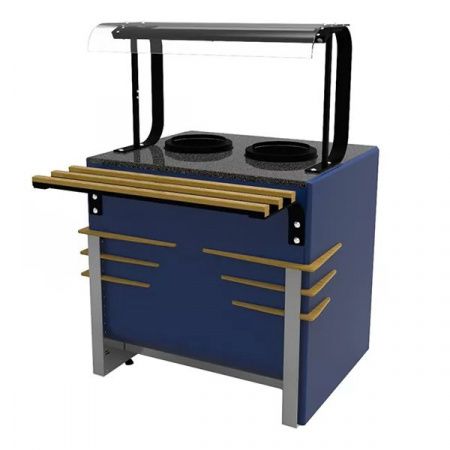 Мармит для первых блюд (2 супницы 10л) RМ11DS(10) Case 805x700x1290(830)мм