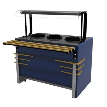Мармит для первых блюд (3 супницы 10л) RМ12DS(10) Case 1105x700x1290(830)мм