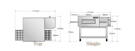 Печь конвейерная Kocateq EPCV30/76