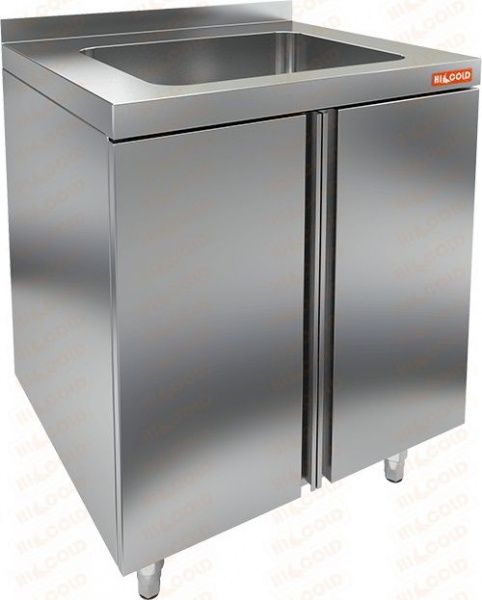 Стол закрытый Hicold НБМСЗМ-6/7 с мойкой