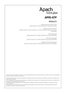 Деталировка Apach Cook Line APRI-47T