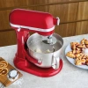 Миксер планетарный KitchenAid Artisan 5KSM70SHXECA 6.6 л красный
