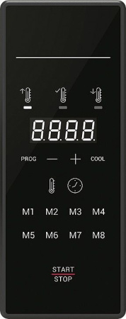 Печь комбинированная MyChef Quick 1 QE11FN1D черная