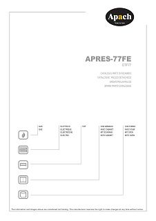 Деталировка Apach Cook Line APRE-77FE