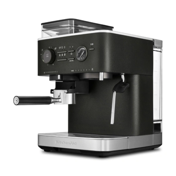 Полуавтоматическая кофемашина KitchenAid 5KES6551EBK черный чугун