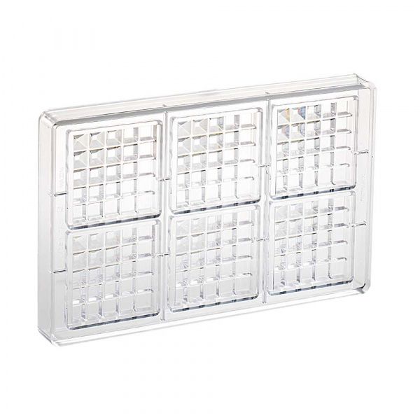 Форма для шоколадной плитки Martellato MA2014 70х70мм h11мм 6 ячеек