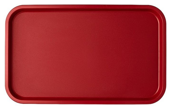 Поднос MGprof 1737-416 52,5*32,5см темно-красный шагрень