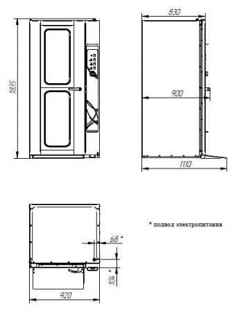 Шкаф расстоечный Abat ШРТ-16М