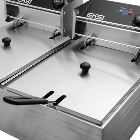 Фритюрница Eksi 6+6L Electric Fryer