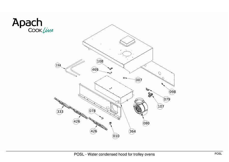 Деталировка Apach Cook Line H20SQW