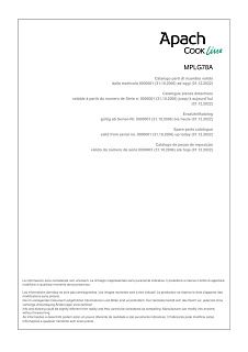 Деталировка Apach Cook Line APGG-77P/PL