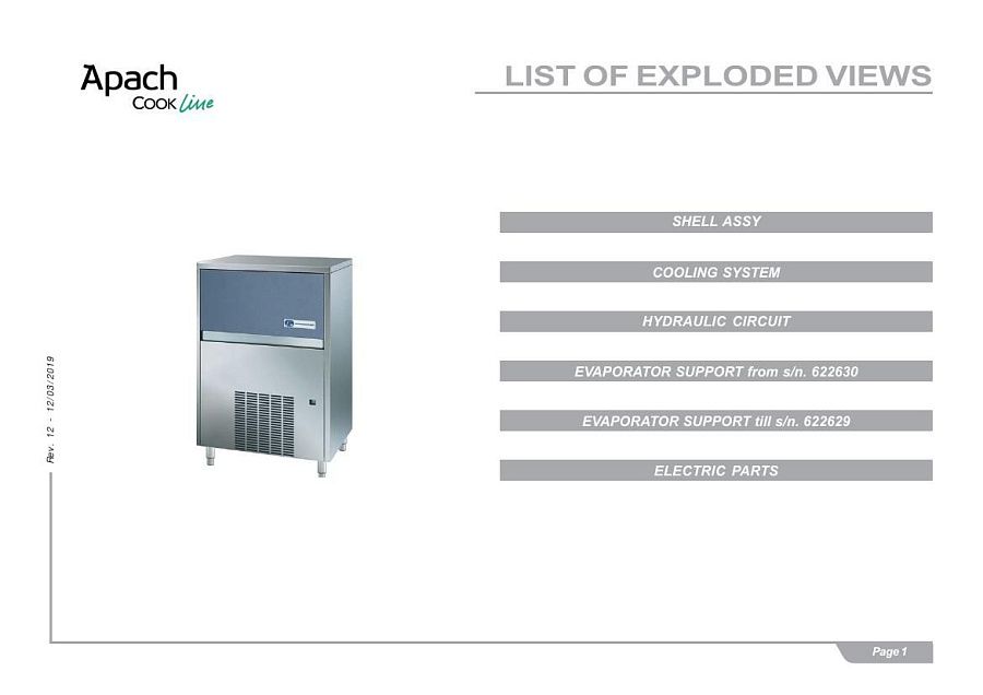 Деталировка Apach Cook Line AFB8530B