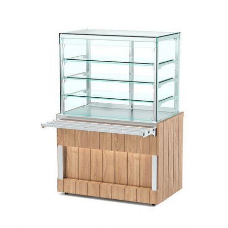 Витрина нейтральная с дверками раздачи (3 полки) RC23AN Capital 1505x700x1700(860)мм