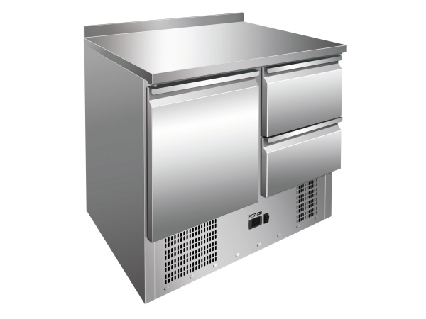 Стол холодильный Cooleq S901-2D с бортом