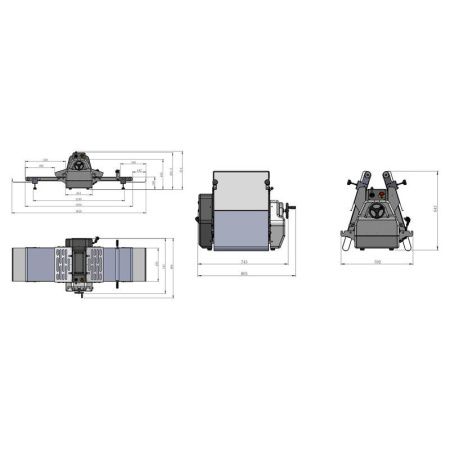 Тестораскатка Kocateq OMJ450V