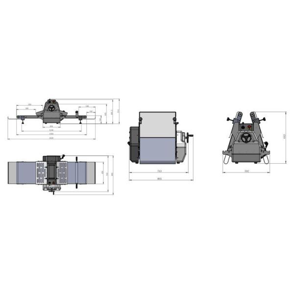 Тестораскатка Kocateq OMJ450V