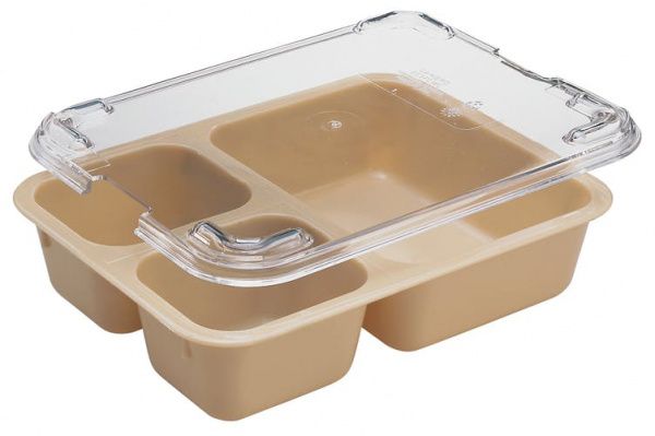 Поднос секционный Cambro 853FCW 133 (3 секции)