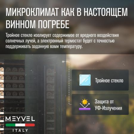Винный шкаф Meyvel MV99PRO-KBT2 Натуральный бук