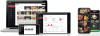 Печь комбинированная MyChef Quick 1T QT11FR1D красная