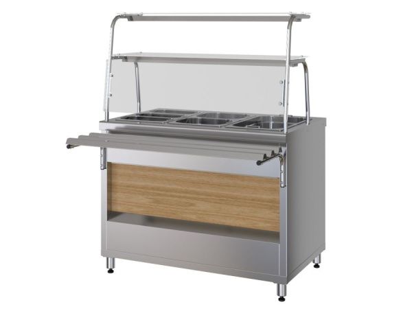 Прилавок-мармит вторых блюд MXM ПМВЭ11-01