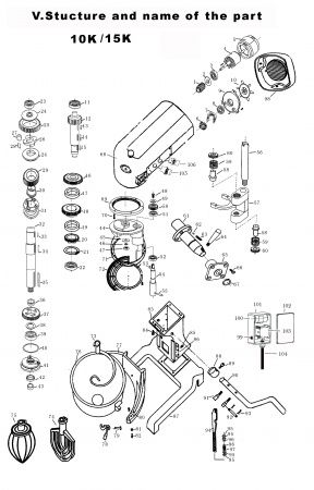 Миксер планетарный Hurakan HKN-IP10F