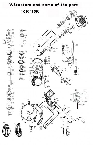 Миксер планетарный Hurakan HKN-IP10F