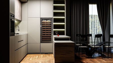 Шкаф винный Meyvel MV66-KSB1