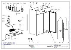 Деталировка Apach Cook Line F1400BT