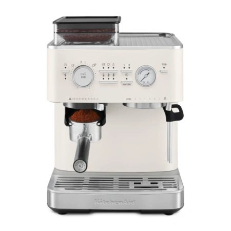 Полуавтоматическая кофемашина KitchenAid 5KES6551EPL фарфоровый белый