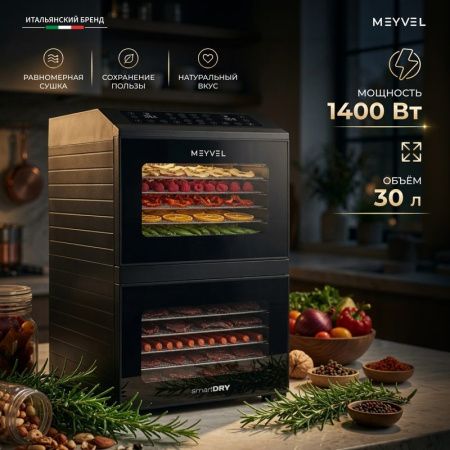 Дегидратор Meyvel MDH15-1P2 Black