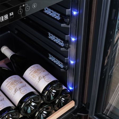 Шкаф винный Meyvel MV77PRO-KBT2 темный шоколад