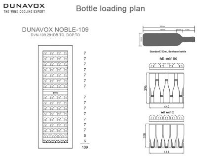 Винный шкаф Dunavox DVN-109.291DB.TO